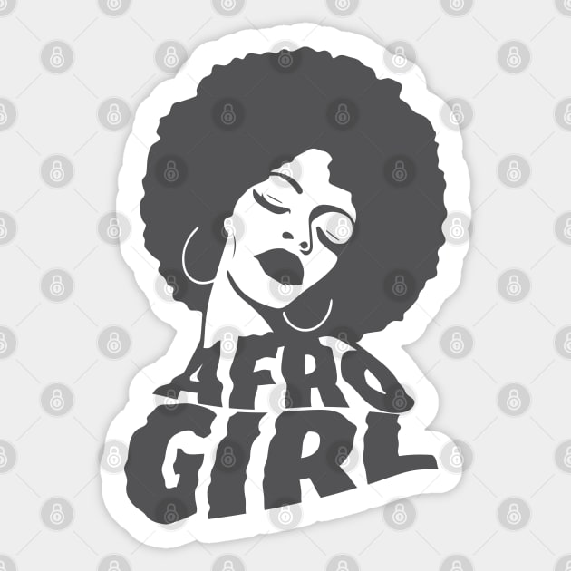 Afro Girl Sticker by TheBlackSheep